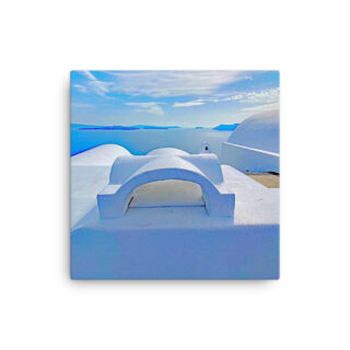 Thin canvas Greece santorini oia 0007