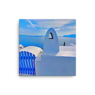 Thin canvas Greece santorini oia 0004
