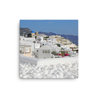 Thin canvas Greece santorini oia 0005