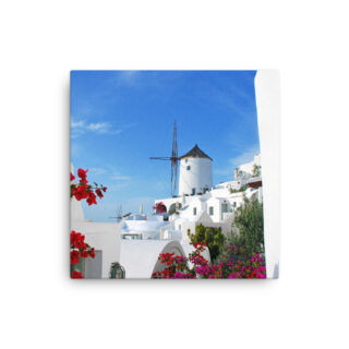 Thin canvas Greece santorini oia 0002