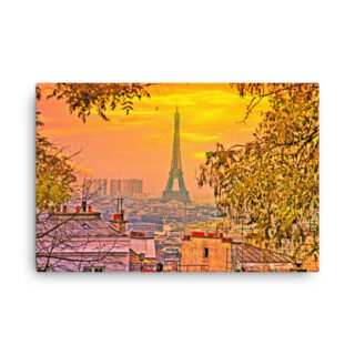 Thin canvas France Eiffel Tower 00010