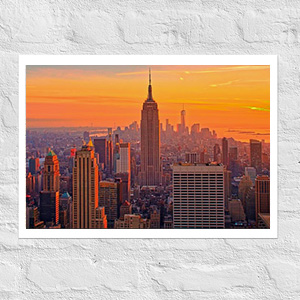 Poster print us new york city  0001x A2 (42×59.4 cm)