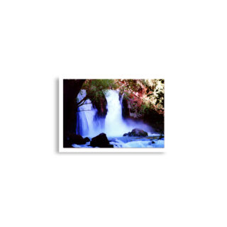 Poster print israel banias waterfall 0003 A2 (42×59.4 cm)