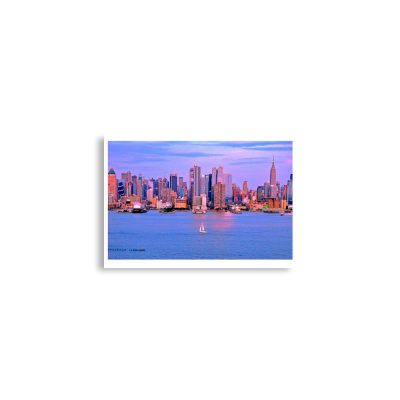 Poster print us new york city Manhattan Skyline 0007x A2 (42×59.4 cm)