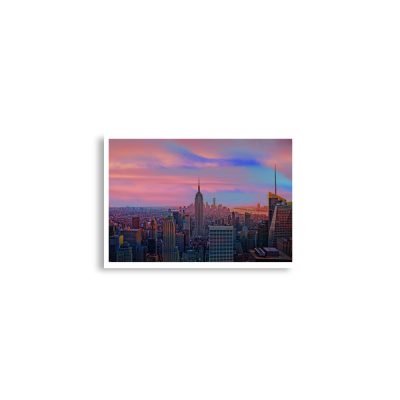 Poster print us new york city Manhattan Skyline 0006x A2 (42×59.4 cm)