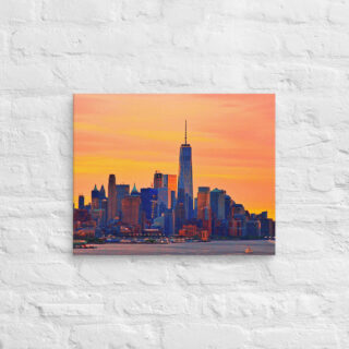 Canvas us new york city skyline 0009 16″×20″