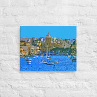 canvas-in-16x20-front-68f2764691967.jpg Canvas Malta Grand Harbor Tricity Bay Birgu And Senglea Islands 0003 16″×20″