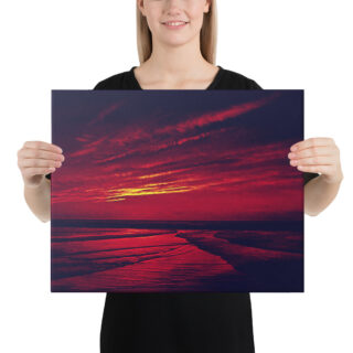 Canvas israel mediterranean sea 0002 16″×20″