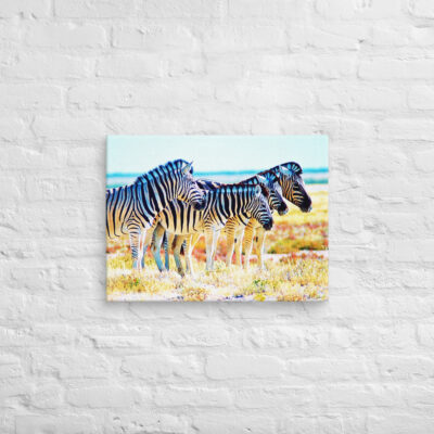 Canvas zebra 0002 18″×24″