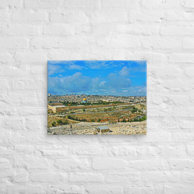 canvas-in-18x24-front-690124866eec7.jpg Canvas jerusalem old city view from mt of olives 0003 18″×24″