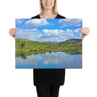 Canvas israel judean hills 0001 18″×24″