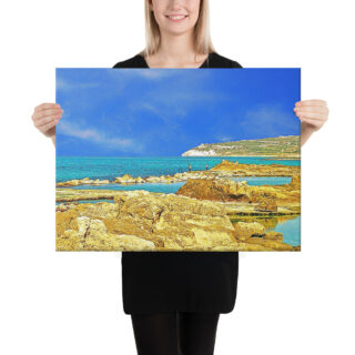 Canvas israel achziv 0001 18″×24″