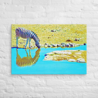 Canvas zebra 0001 24″×36″