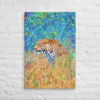 Canvas leopard 0001 24″×36″