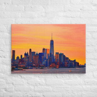 Canvas us new york city skyline 0009 24″×36″