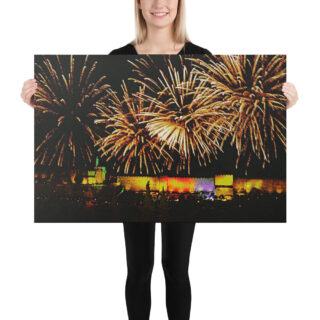 Canvas jerusalem old city david tower 0006 24″×36″