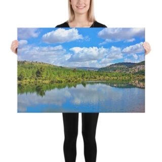 cat-canvas-israel-judeanhills Canvas israel achziv 0001 16″×20″