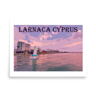 Poster larnaca cyprus 0001 18″×24″