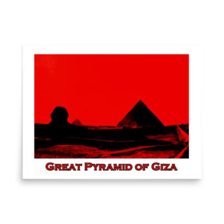Poster Great Pyramid of Giza 0002 18″×24″