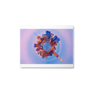 Metal prints 360 new york city Manhattan Skyline 0005 11″×14″