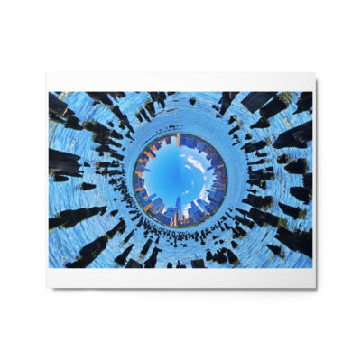 Metal prints 360 new york city Manhattan Skyline 0003 16″×20″