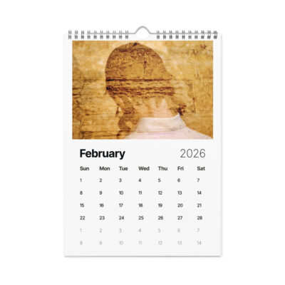 Wall calendar (2026) israel art