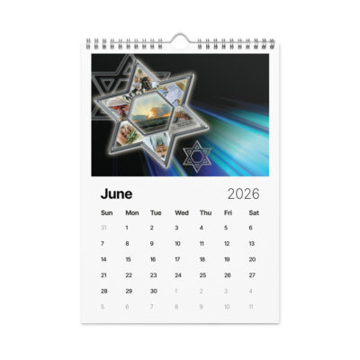 Wall calendar (2026) israel art