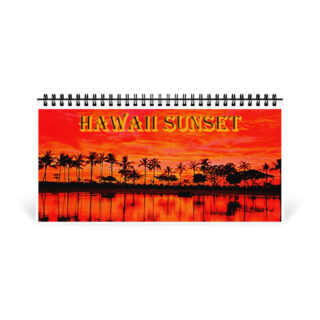 Desktop calendar hawaii sunset