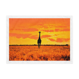 Indoor wall tapestry giraffe 2  26″×36″