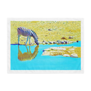 Indoor wall tapestry zebra 1  26″×36″