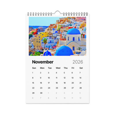 wall-calendar-(2026)-start-w-sun-8.26x11.69-front-69064067348f4 Wall calendar (2026) Greece Santorini 2