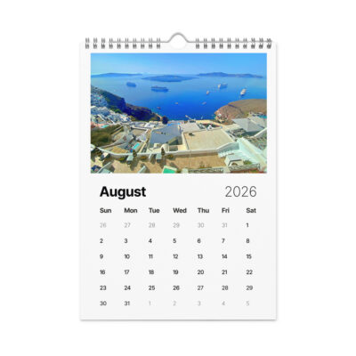 wall-calendar-(2026)-start-w-sun-8.26x11.69-front-6906406738386 Wall calendar (2026) Greece Santorini 2