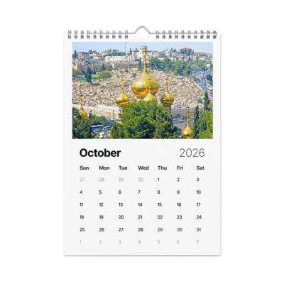 Wall calendar (2026) christian jerusalem
