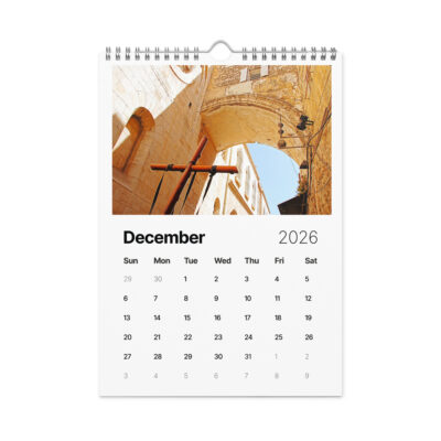 Wall calendar (2026) christian jerusalem