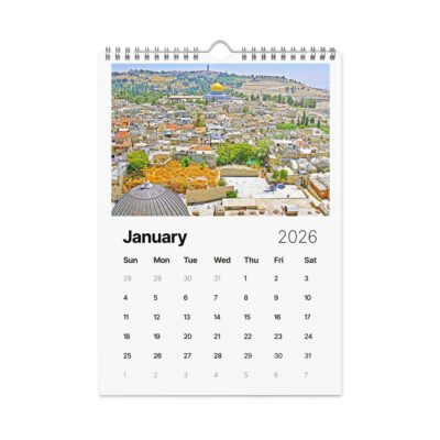 Wall calendar (2026) christian jerusalem