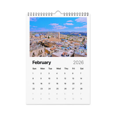 Wall calendar (2026) christian jerusalem
