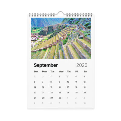 Wall calendar (2026) peru