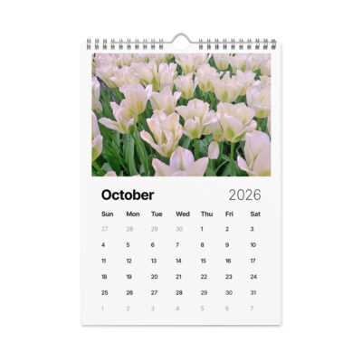 Wall calendar (2026) tulips