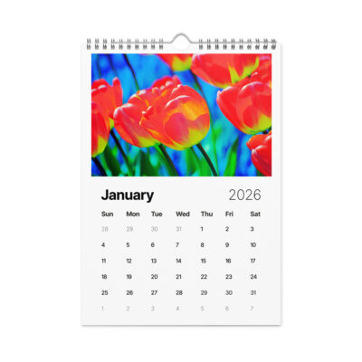 Wall calendar (2026) tulips