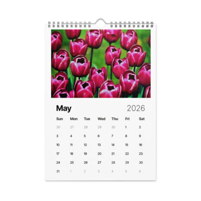 Wall calendar (2026) tulips