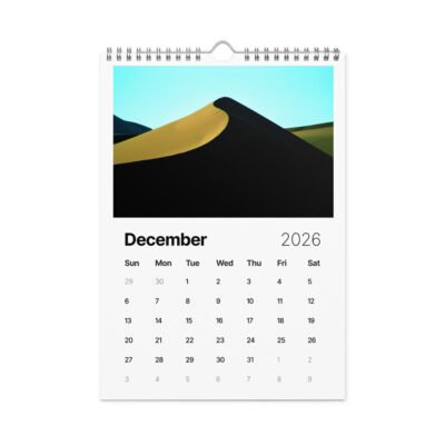 Wall calendar (2026) Namibia Sossusvlei