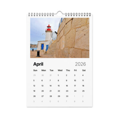 Wall calendar (2026) lighthouse