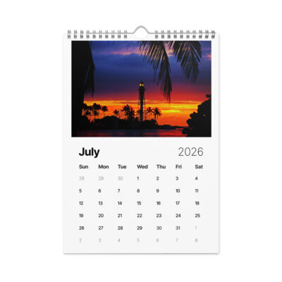 Wall calendar (2026) lighthouse