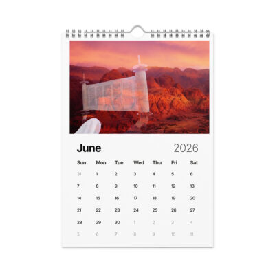 Wall calendar (2026) Jewish Israel Holidays Customs Rituals Festivals