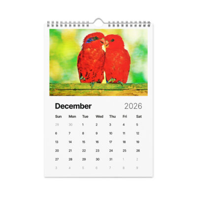 Wall calendar (2026) birds