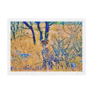 Indoor wall tapestry cheetah 4 26″×36″