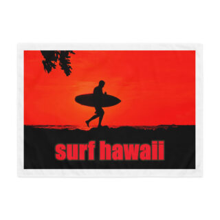 Indoor wall tapestry surf Hawaii 1  26″×36″
