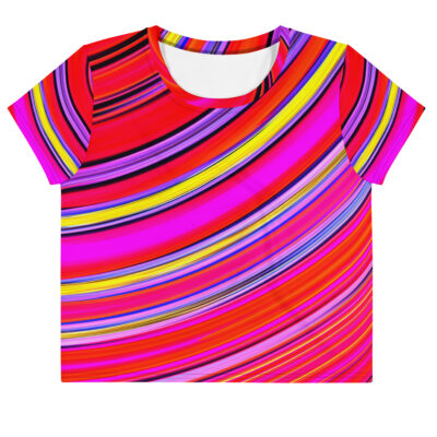 All-Over Print Crop Tee bold and beautiful 020