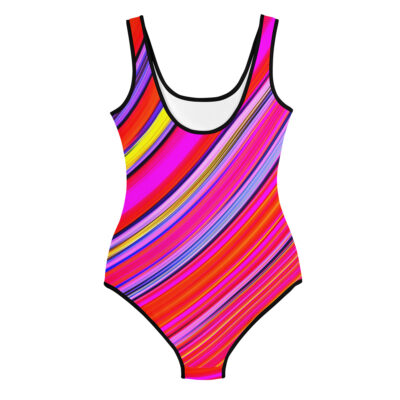All-Over Print Youth Swimsuit bold and beautiful 005
