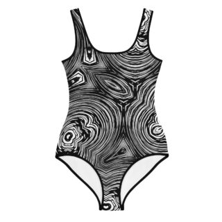 All-Over Print Youth Swimsuit bold and beautiful 003